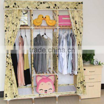 Assemble Fashion Genral Use Non-woven Clothes Storage Cabinet photo-5