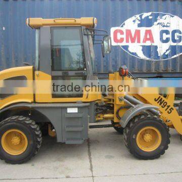 Huizhong zl15 mini articulated wheel loader with CE,ISO9001