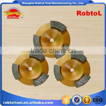 70mm Three 3 Segment Diamond Grinding Wheel Abrasive Polishing Disc for Concrete Granite Marble Double Cup Wheel photo-4