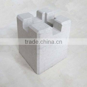 Construction cement base block