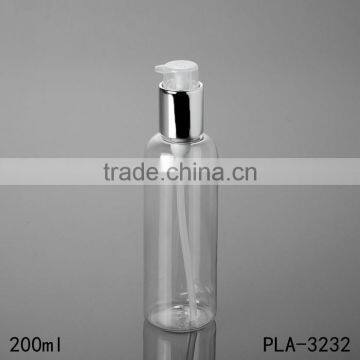 Cosmetic Packaging Round Shoulder 200ml Pet Bottle pp Pump Personal Care Lotion Serum Cream Plastic Bottle Best Sellers photo-4