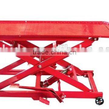 Hydraulic Pneumatic Wide Vehicle Wheelchair Strong Struct Motorcycle Lift Jack Table Floor Rear Tires Lawn Tractor photo-2