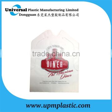 Degradable Plastic baby bibs with printing