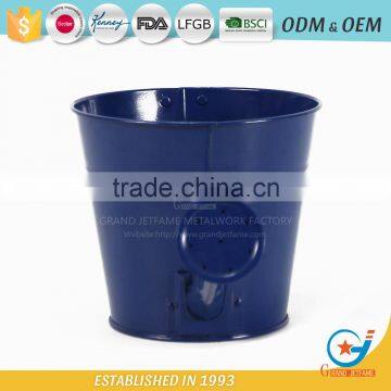 6 Inch Planters to Hang on Fence Metal Garden Plant Pots Planters photo-3