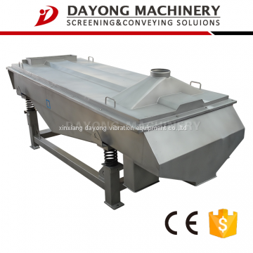 Food grade stainless steel linear vibrating screen with magnet machine