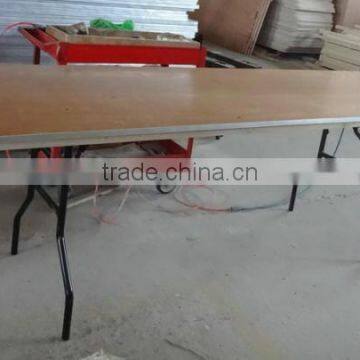 hot product used banquet wood yes folding tables for Garden Sets