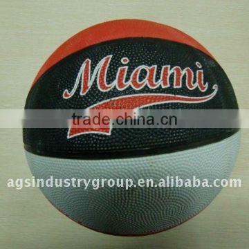 Hot Sell Colorful Rubber Basketball