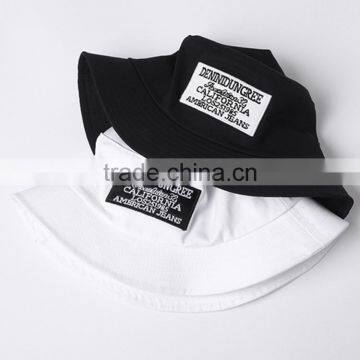 Factory Direct High Quality Design Your Own Woven Label Logo Bucket Hat