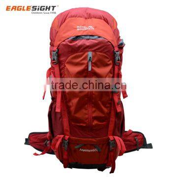 2017 newest backpack outdoor 65L backpack with your brands logo