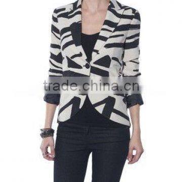 Modern print ladies blazer 2013