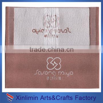 2016 New manufactured machin woven washable blank garment labels