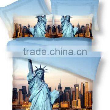 Custom Digital Printed Cheap Bright Bedding Set Duvet Cover photo-4