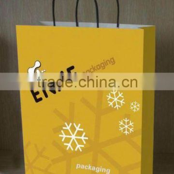 Environmental friendly paper packaging bag