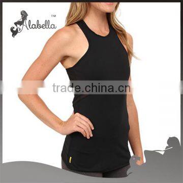 Seamless Knitting Ladies Tank Top Bra Sport Scoop Neckline Tank Top photo-2