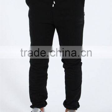 Cheap Casual Trousers Mens Knitted Black Pants Trousers Fabric photo-2