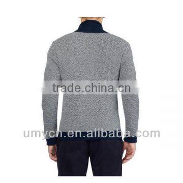 Melange Pocketed Latest Men's Cardigan Man Sweater photo-3