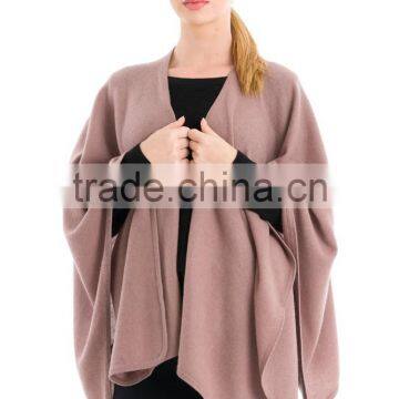 Knitted Cashmere Wool Poncho Shawl Scarf photo-3