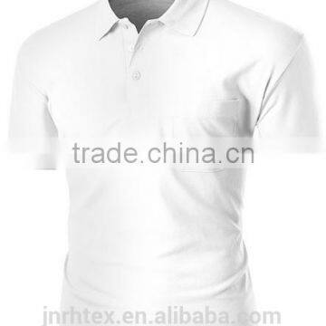 Trade assurance 100 cotton fabric custom men bulk white polo shirt men