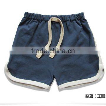 Top Quality Custom Apparel Cheap Quick Dry 100 Cotton Plain Children Sports Shorts
