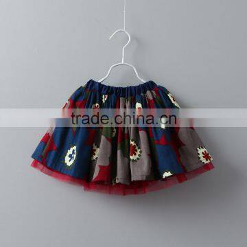 S16746A Summer Casual Beauty Girl Elastic Lace Tulle Skirt photo-2