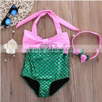 S64842A 2016 New Hot Baby Girls Kids the Little Mermaid Bikini Set photo-2