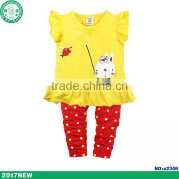Baby Clothing Sets Summer Flower Newborn Baby Girl Ruffled Shorts + Pant Clothing Sets photo-3