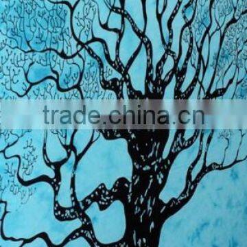 Hippie Tapestry Mandala Tapestry Wall Hanging Sky Blue photo-3