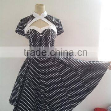 Plus Size Halloween Costume Rockabilly VINTAGE 50'S RETRO ROCKABILLY SWING DRESS Polka Dot Dress Formal Dresses Rockabilly photo-5
