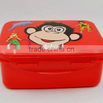 Plastic Fashion Food Grade School Lunch Bento Box/ Kids Food Storage Box photo-3