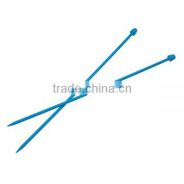 Custom 36.0cm Colorful Plastic Single Pointed Knitting Needles photo-3