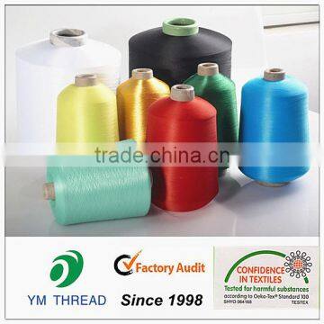 Cone Dyed DTY 100% Polyester Yarn 150d/48f/2 for Shoe Laces photo-5