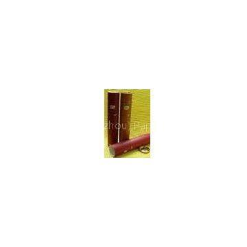 Red Round Cylinder Custom Paper Tubes with Tinplate Lids for Wine Bottoles, Wine Packing