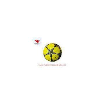 Colorful World Custom Yellow Soccer Ball For  match children play games