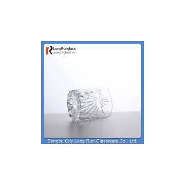 LongRun 10oz Personalized Snow Carved Cut Glass Whisky Tumbler photo-2