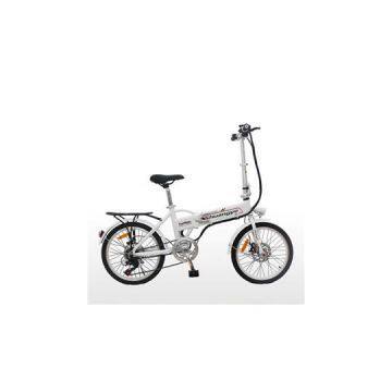 20 Inch 7 Speed Alloy Frame Mini Folding City Electric Bike