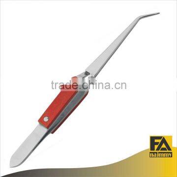 Reverse Action Tweezers (Fibre) Stainless Steel