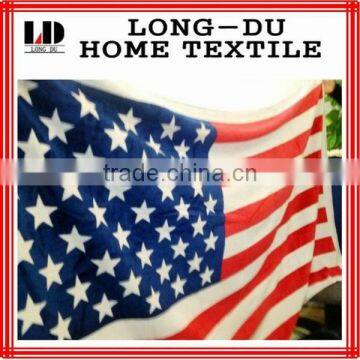 USA Flag Printed 100% Cotton Bath Towels Wholesales