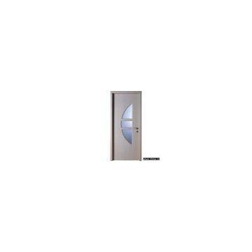 flush door,  glass interior door, non-painting door