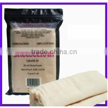 4 Square Meter Grade 50 Unbleached Cheesecloth Fabric Ultra Fine 100% Natural Cotton Cheese Cloth 28 x 24 Threads Count