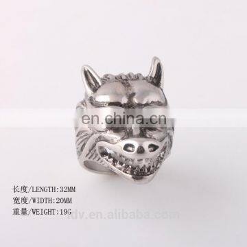 Latest Design High Quality Hollow Wolf Stainless Steel Ring