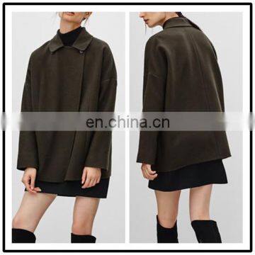 Woollen Loose Fit High Quality Korea Woman's Jackets Wholesale NT6804