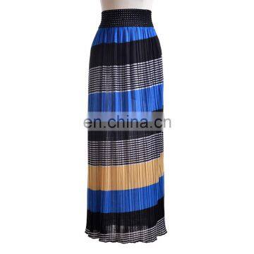 Popular Designs Women Skirt Long Ice Silk Pleated Skirt photo-2