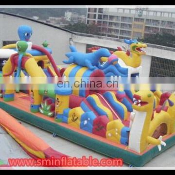 Happy baby giant inflatable octopus castle / inflatable octopus playground park