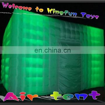 Event/party/show/exhibition led inflatable cube tent for sale