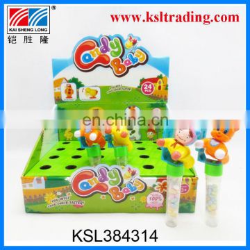 24PCS wind up dog doll toy and candy