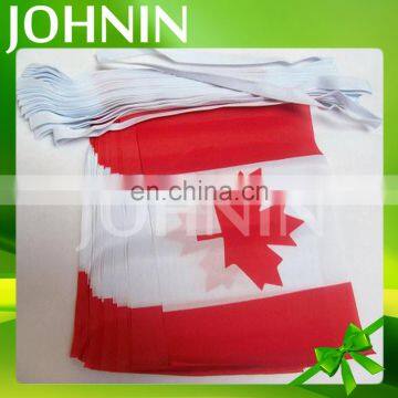 Online shopping polyester custom Canada bunting string flag for sale