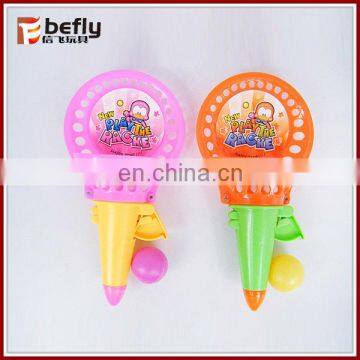 Small plastic click catch ball game