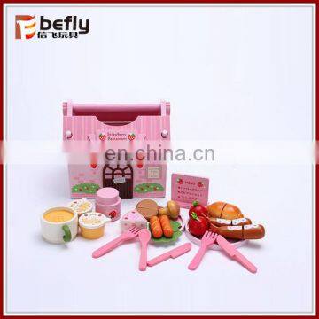 Lovely wooden toys for children kitchen