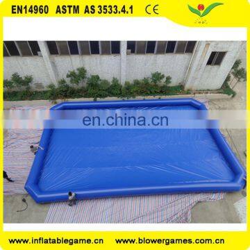 High quality Durable floating inflatable swimming pool on water for sale