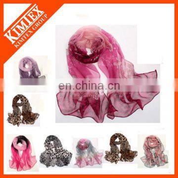 girl's scarf Pink chiffon